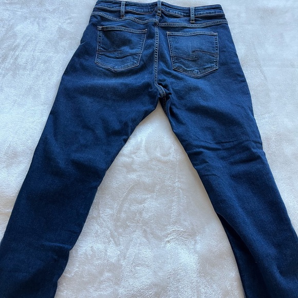 Silver Jeans Dark Blue Straight Leg Women's Jeans - Picture 2 of 3